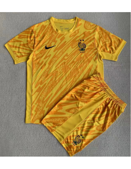 Camiseta De Francia portero 2024 Niños